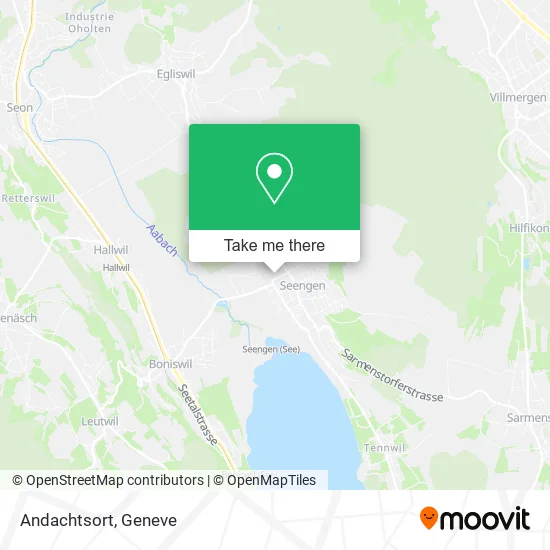 Andachtsort map