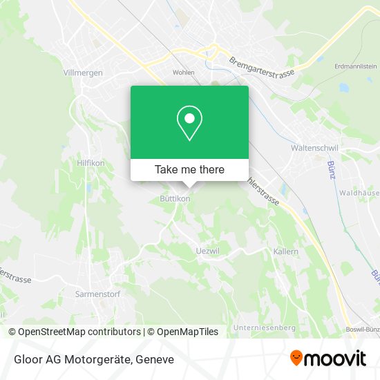 Gloor AG Motorgeräte map