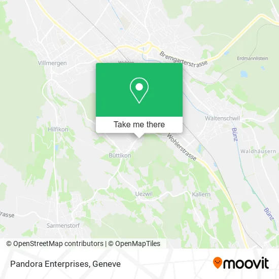 Pandora Enterprises map