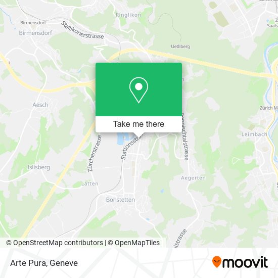 Arte Pura map