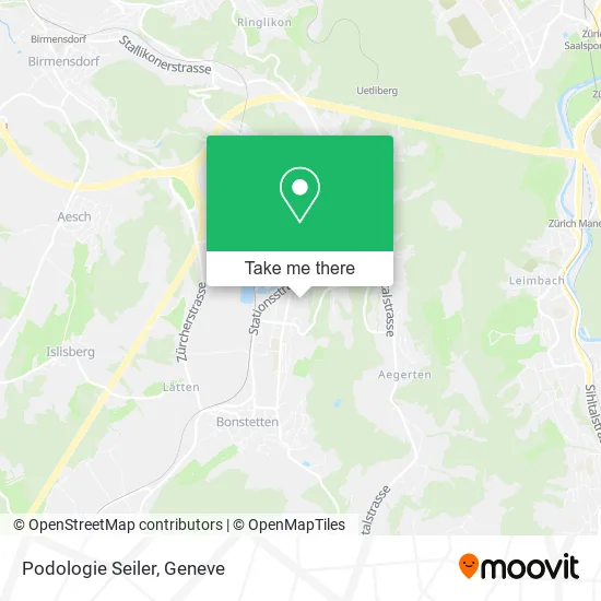 Podologie Seiler map
