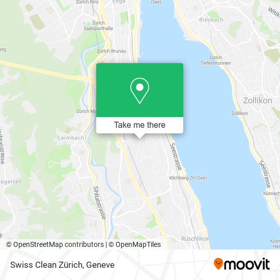 Swiss Clean Zürich map