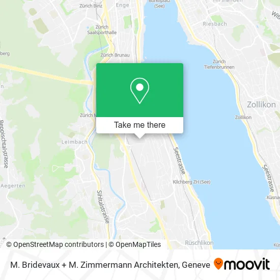 M. Bridevaux + M. Zimmermann Architekten map