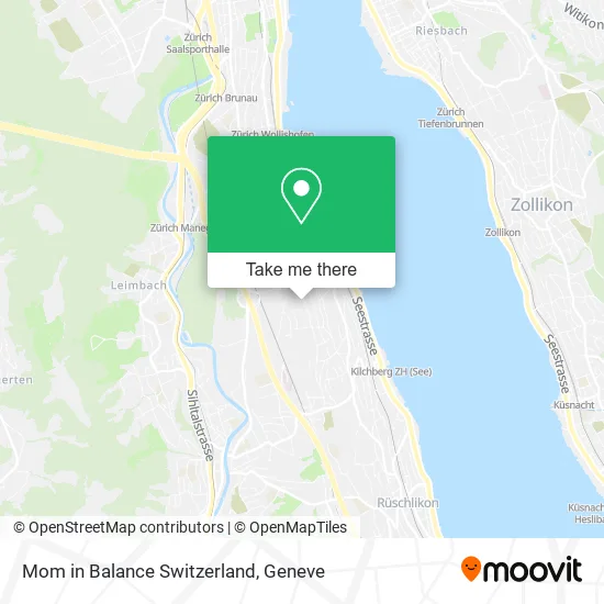 Mom in Balance Switzerland map