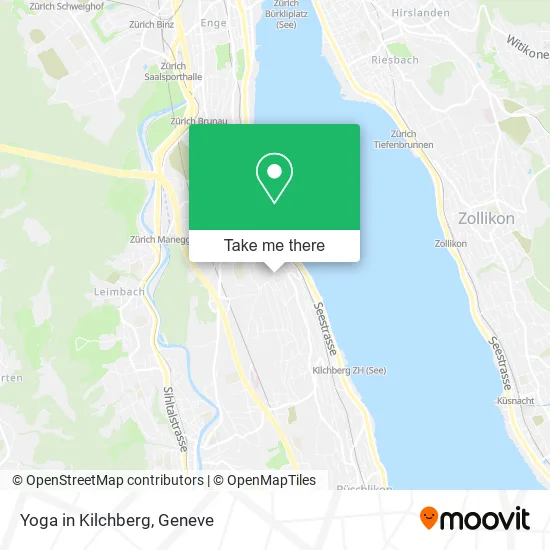 Yoga in Kilchberg map