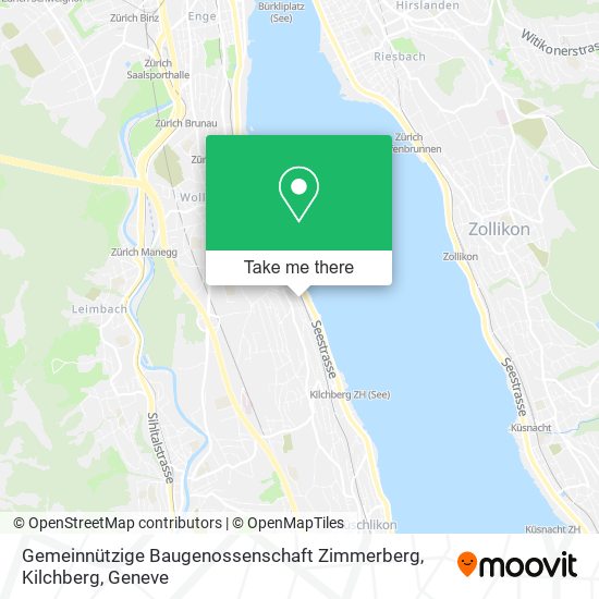 Gemeinnützige Baugenossenschaft Zimmerberg, Kilchberg map