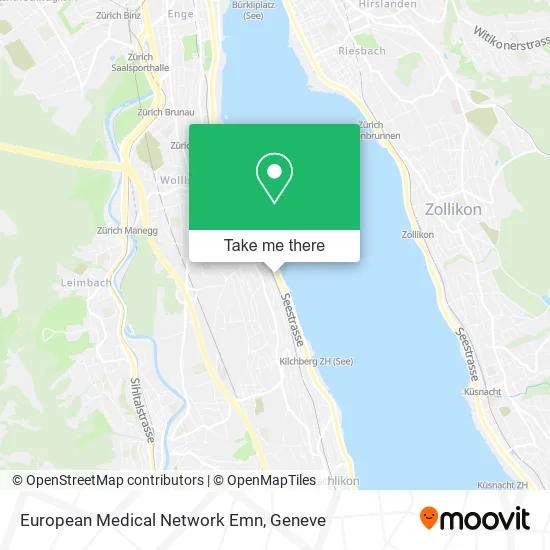 European Medical Network Emn map