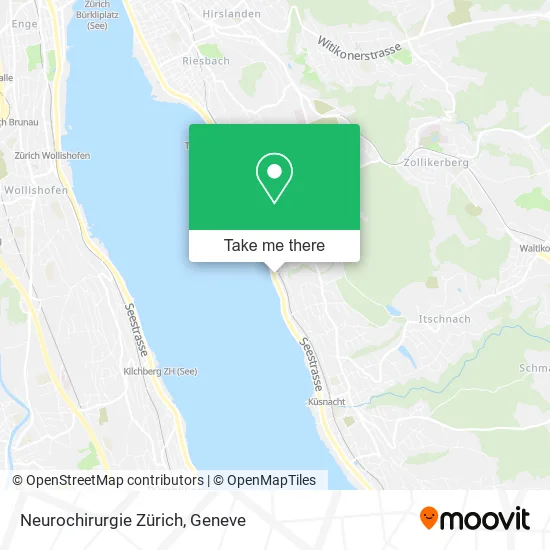 Neurochirurgie Zürich map