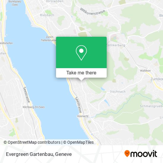 Evergreen Gartenbau map