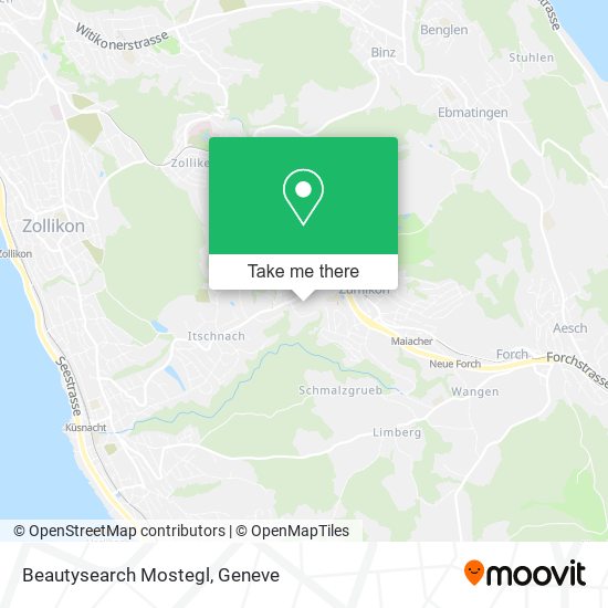 Beautysearch Mostegl map