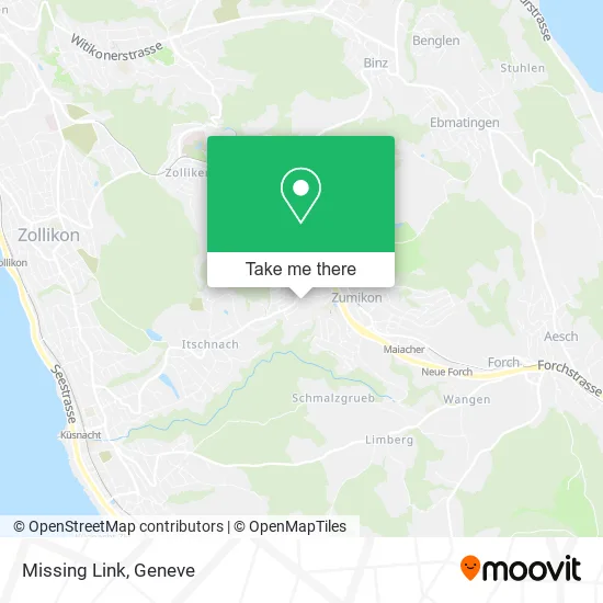 Missing Link map