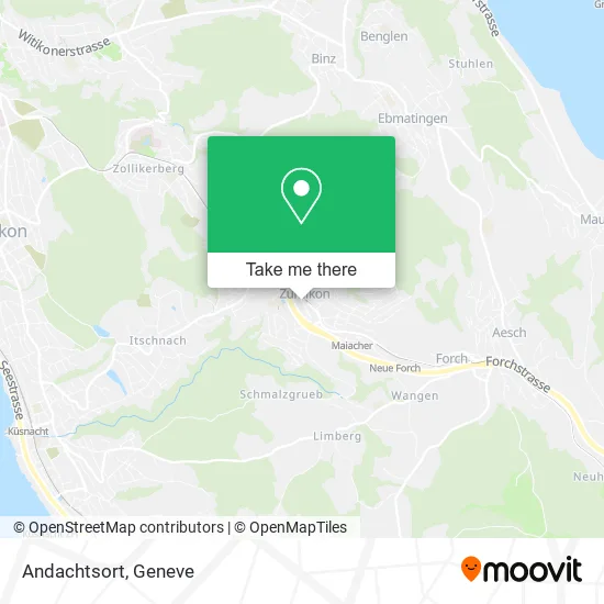 Andachtsort map