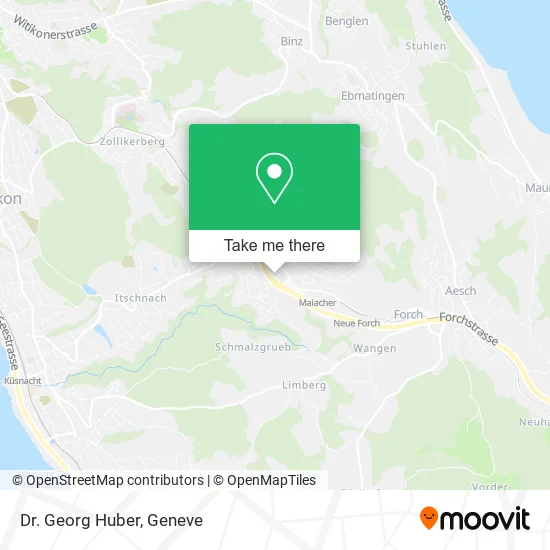 Dr. Georg Huber map
