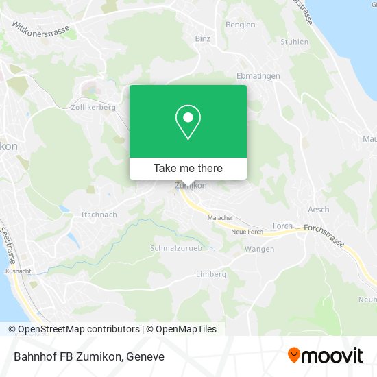 Bahnhof FB Zumikon map