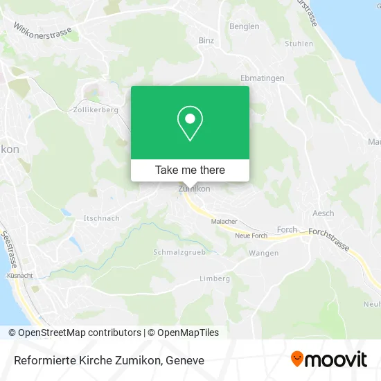 Reformierte Kirche Zumikon map
