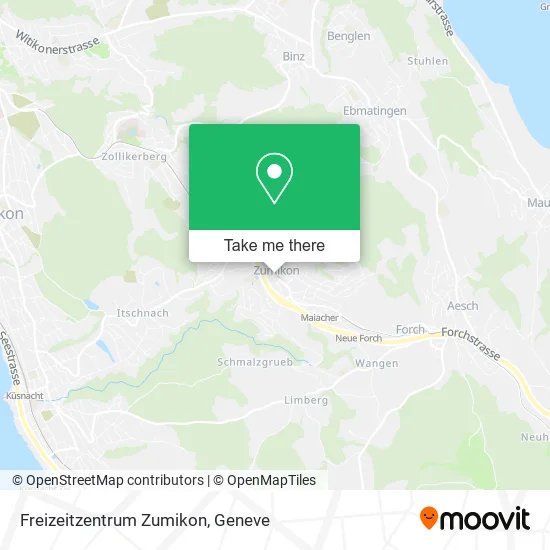 Freizeitzentrum Zumikon map