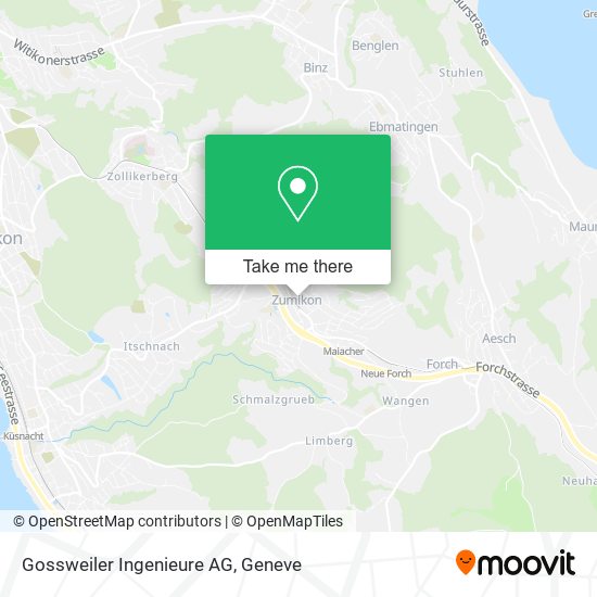 Gossweiler Ingenieure AG map
