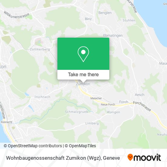 Wohnbaugenossenschaft Zumikon (Wgz) map