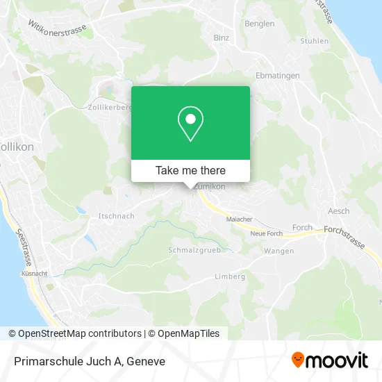 Primarschule Juch A map