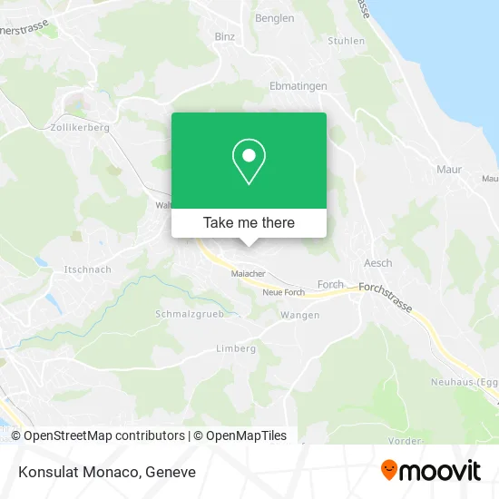 Konsulat Monaco map