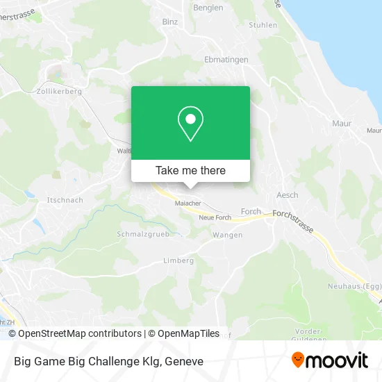 Big Game Big Challenge Klg map