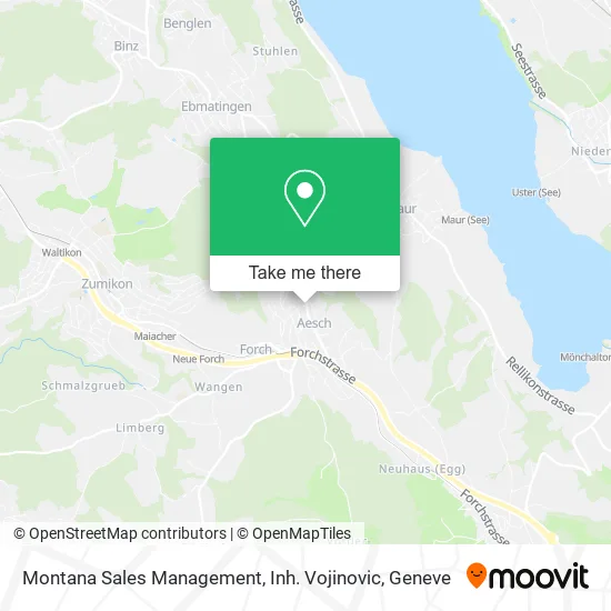 Montana Sales Management, Inh. Vojinovic map