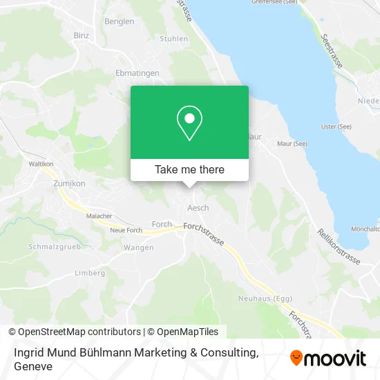 Ingrid Mund Bühlmann Marketing & Consulting map