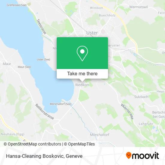 Hansa-Cleaning Boskovic map