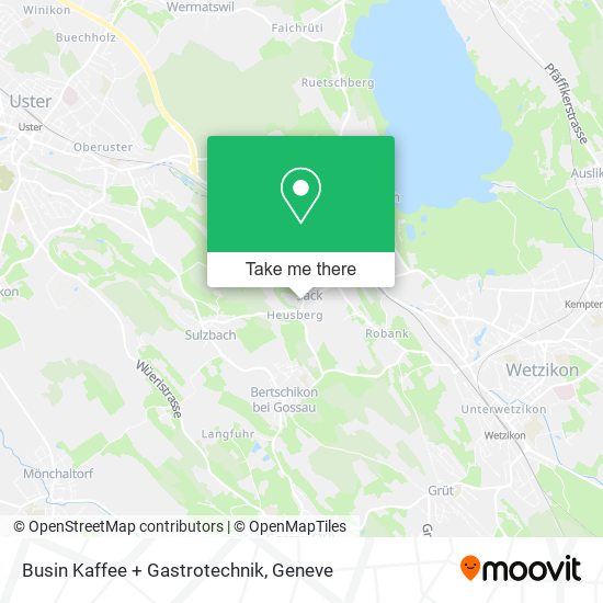 Busin Kaffee + Gastrotechnik map