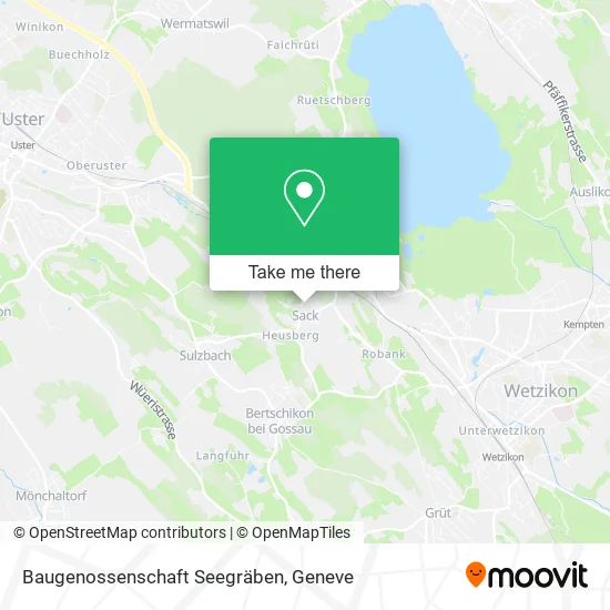 Baugenossenschaft Seegräben map