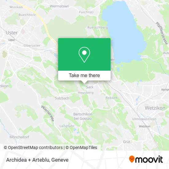 Archidea + Arteblu map