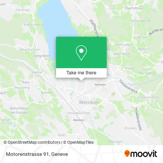 Motorenstrasse 91 map