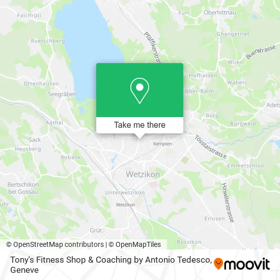 Tony's Fitness Shop & Coaching by Antonio Tedesco map