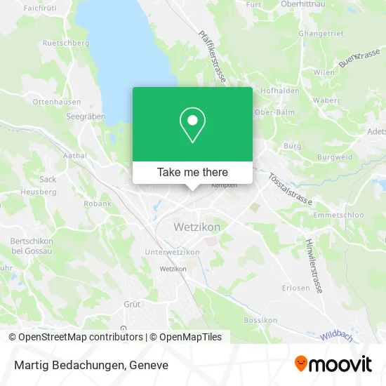 Martig Bedachungen map