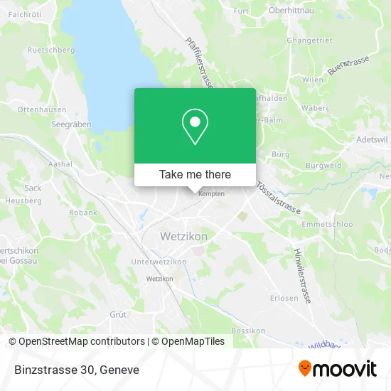 Binzstrasse 30 map