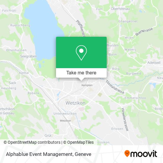 Alphablue Event Management map