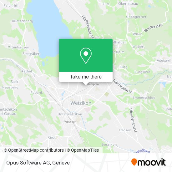 Opus Software AG map
