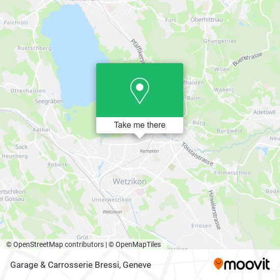 Garage & Carrosserie Bressi map