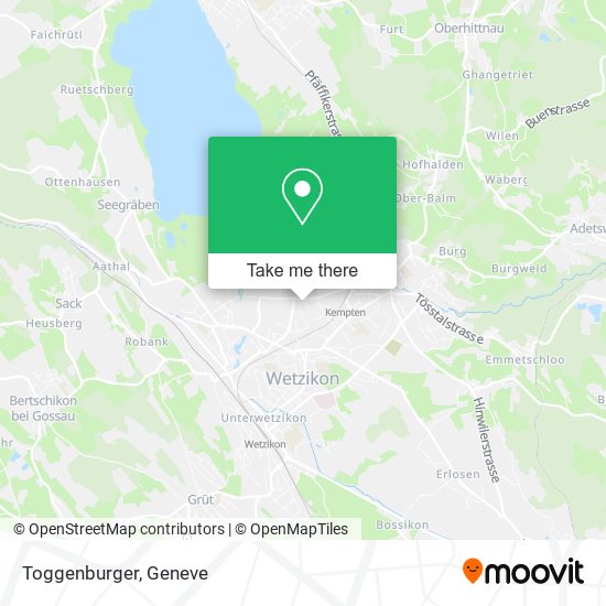Toggenburger map