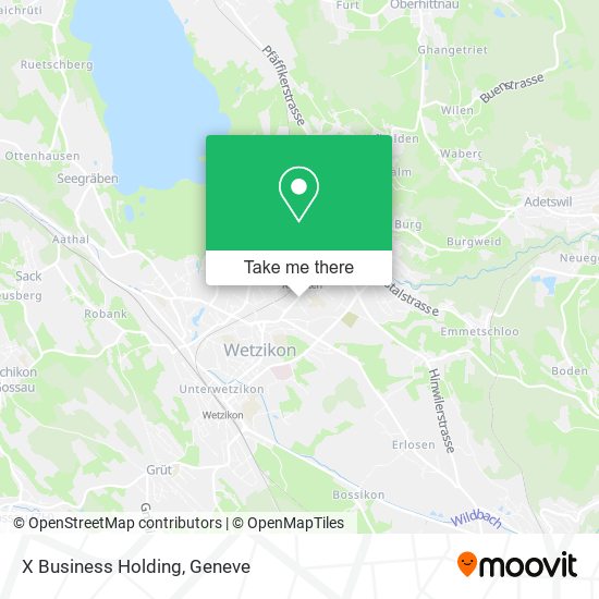 X Business Holding map