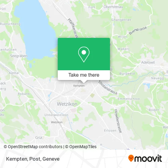 Kempten, Post map