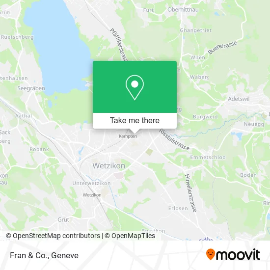 Fran & Co. map