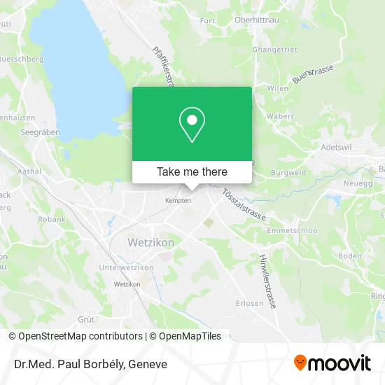 Dr.Med. Paul Borbély map