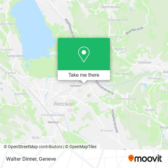 Walter Dinner map