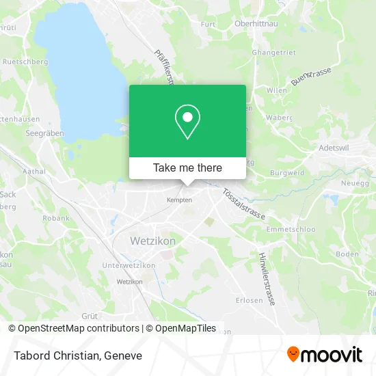 Tabord Christian map