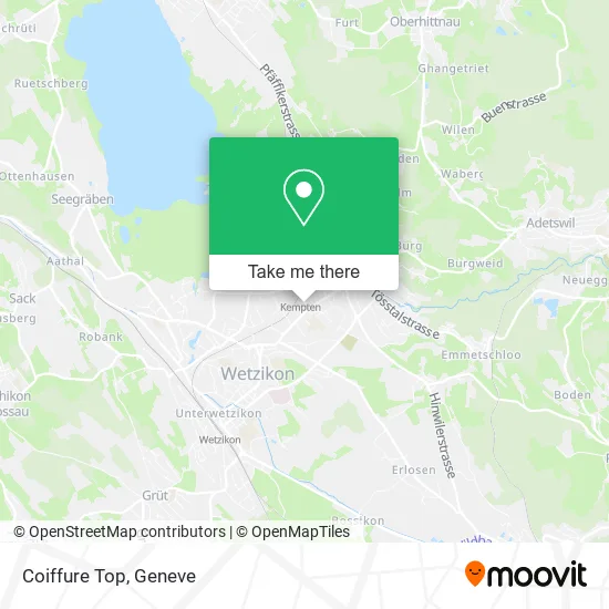 Coiffure Top map