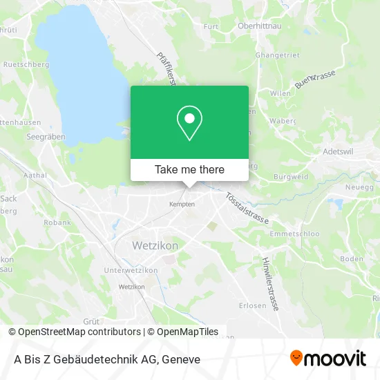 A Bis Z Gebäudetechnik AG map