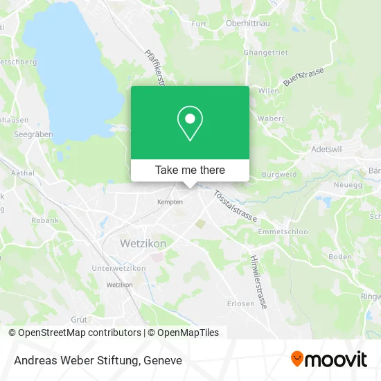 Andreas Weber Stiftung map