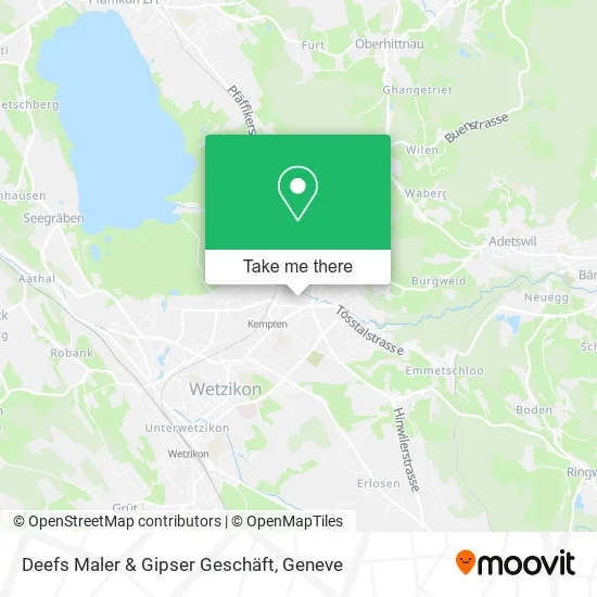 Deefs Maler & Gipser Geschäft map