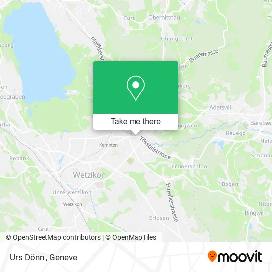 Urs Dönni map